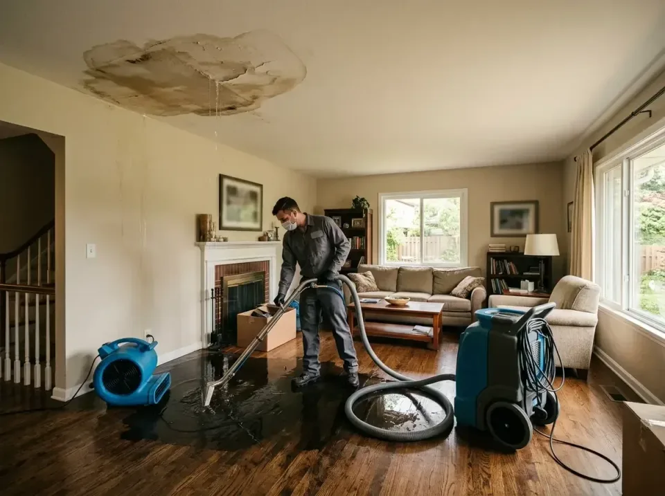 attic-pipe-burst-ceiling-drip-008 — frequently asked questions, Water Damage Restoration & Carpet Care in Baxter, MN